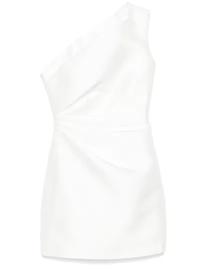Solace London Dress Short Knots In Beige