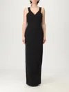 Solace London Nalani Crepe Maxi Dress In Multi