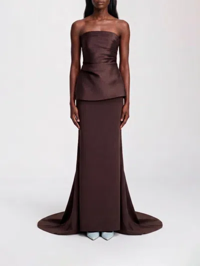 Solace London Dress  Woman Color Brown