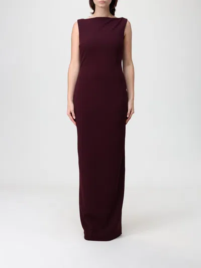 SOLACE LONDON DRESS SOLACE LONDON WOMAN COLOR BURGUNDY,433581050
