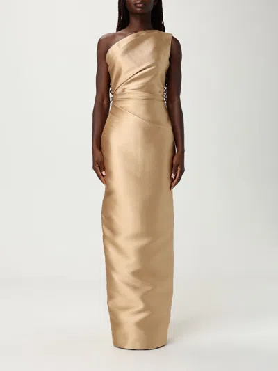 Solace London Dress  Woman Color Champagne In Brown