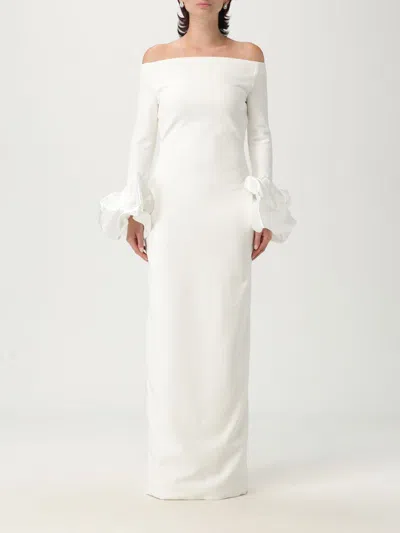 Solace London Dress  Woman Color Cream In White