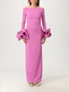 Solace London Women Talia Maxi Dress In Pink