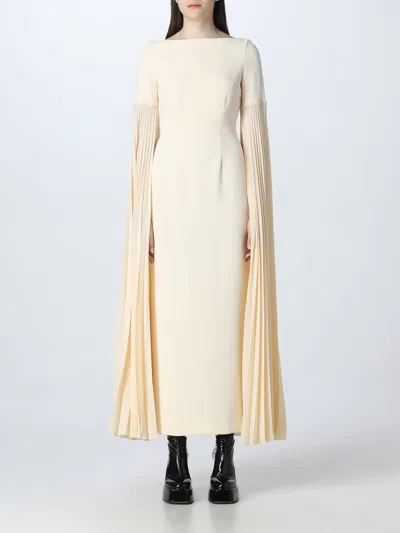 Solace London Dress  Woman Color Butter In White