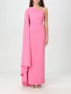 Solace London Daria Maxi Dress In Pink