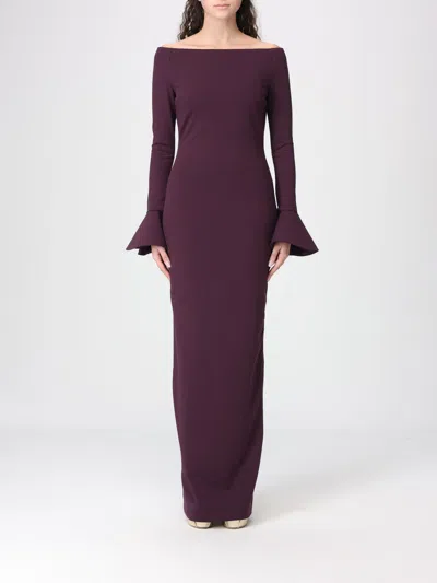 Solace London Kleid  Damen Farbe Rot In Purple