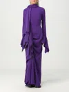 Solace London Dress Woman Violet In Blue