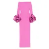 Solace London Women Talia Maxi Dress In Pink