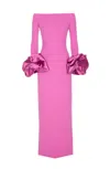 Solace London Women Talia Maxi Dress In Pink