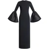 Solace London Suri Maxi Dress In Black