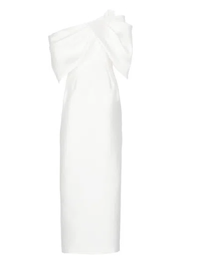 Solace London Davina Maxi Dress In White