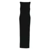 Solace London Imogen Boat-neck Maxi Dress In Black