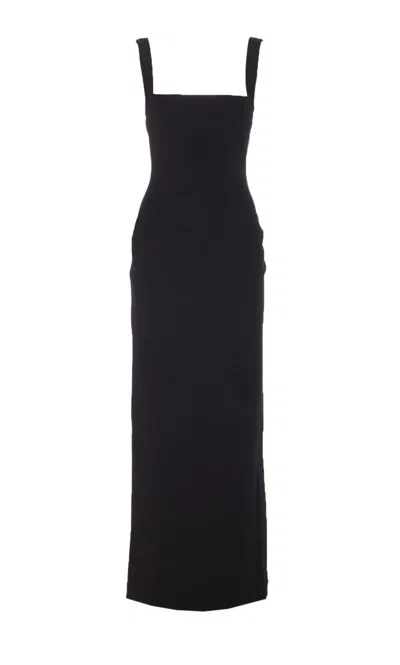 Solace London Joni Maxi Dress In Black
