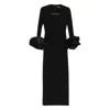 Solace London Valerie Maxi Dress Deep V Neckline In Animal Print