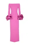 Solace London Women Talia Maxi Dress In Pink
