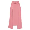 Solace London Nuri Midi Dress In Pink