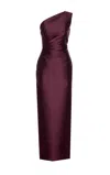 Solace London Dress Woman Plum Woman In Purple