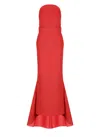Solace London Citro Maxi Dress In Red