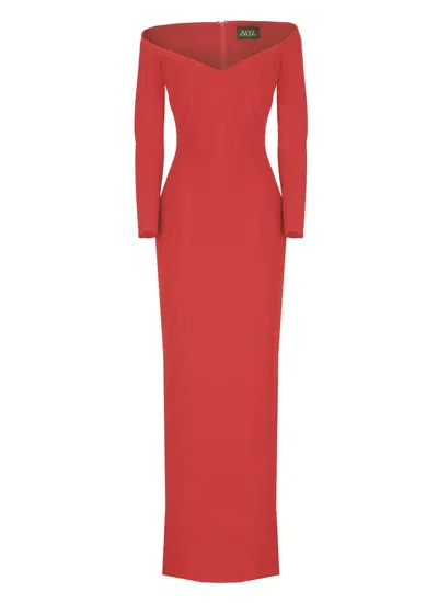 SOLACE LONDON SOLACE LONDON DRESSES RED