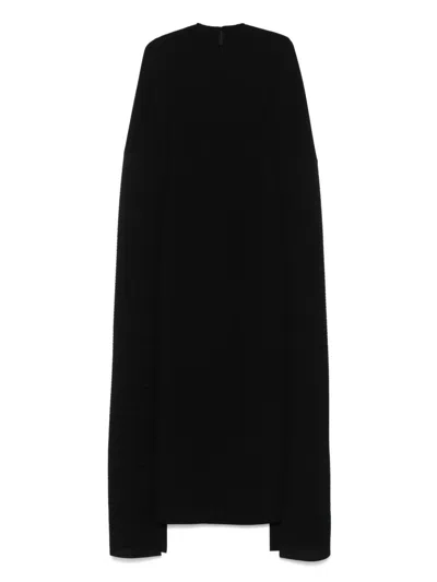 Solace London Elegant Polyester Maxi Dress In Black