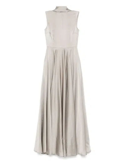 Solace London Emelia Maxi Dress In Grey