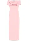Solace London Eva Maxi Dress In Pink