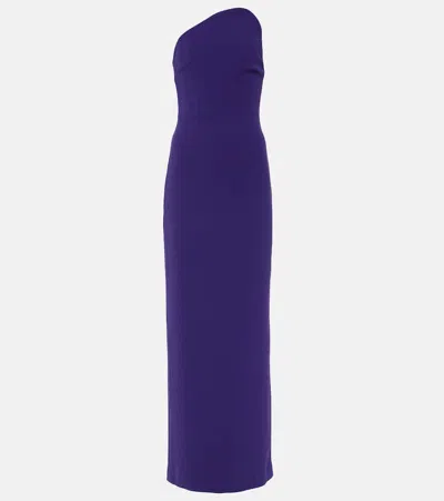Solace London Eve Maxi Dress In Purple