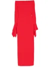 Solace London Evening Dress Amalie In Rosso