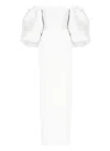 Solace London White Floris Maxi Dress