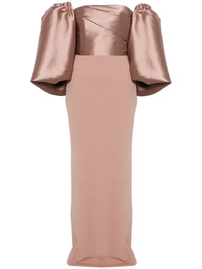 SOLACE LONDON FLORIS MAXI DRESS