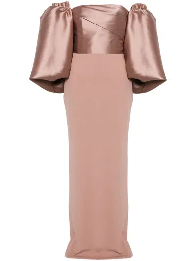 SOLACE LONDON THE FLORIS MAXI DRESS - WOMEN'S - POLYESTER
