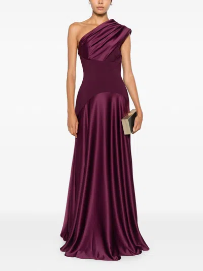 Solace London Gabriela Maxi Dress In Purple