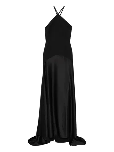 SOLACE LONDON HALTERNECK MAXI DRESS