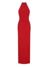 Solace London High Neck Sleeveless Evening Dress