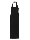Solace London Kleid Mit Eckigem Ausschnitt In Black