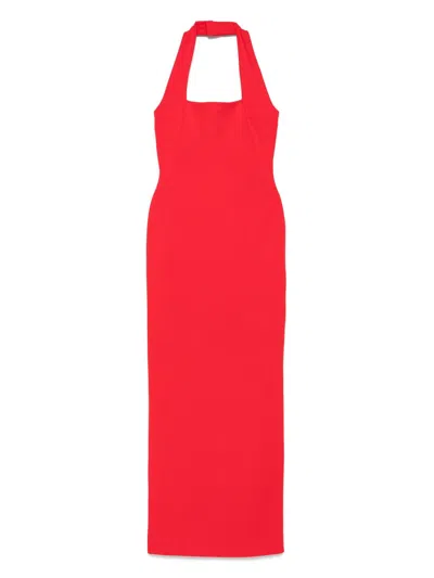 Solace London Ilona Maxi Dress In Brown