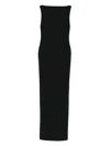 Solace London Imogen Boat-neck Maxi Dress In Black