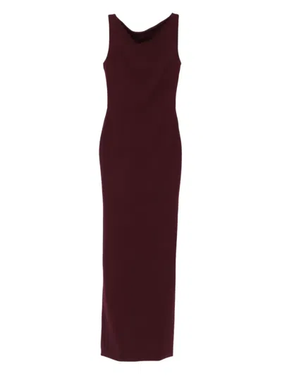 Solace London Imogen Sleeveless Maxi Dress In Brown