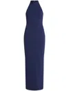 Solace London Inaya Maxi Dress In Blue
