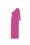 Solace London Joana Long Dress In Purple