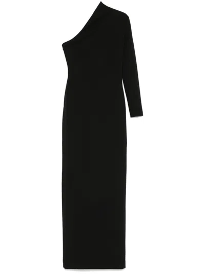 Solace London Black Joana Maxi Dress