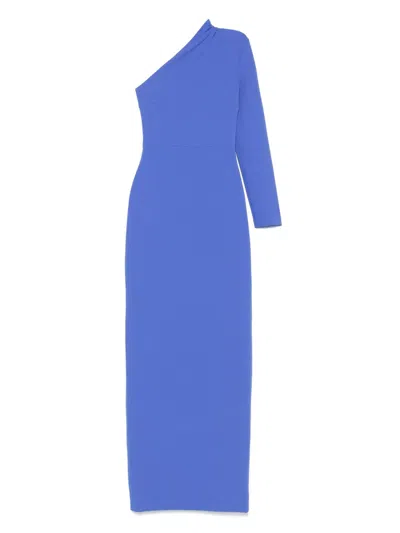 Solace London Joana Maxi Dress In Blue