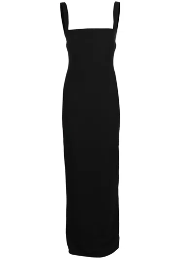 Solace London Joni Maxi Dress In Black