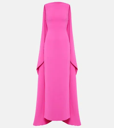 Solace London Women's 'kaila' Long Dress In Purple