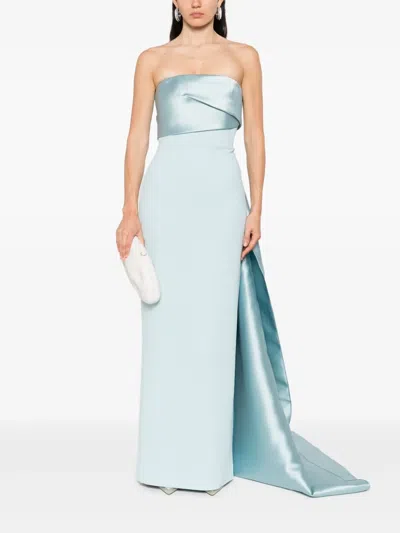 Solace London Kinsley Gown In Blue