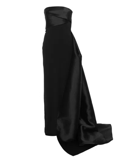Solace London Kinsley Maxi Dress In Black