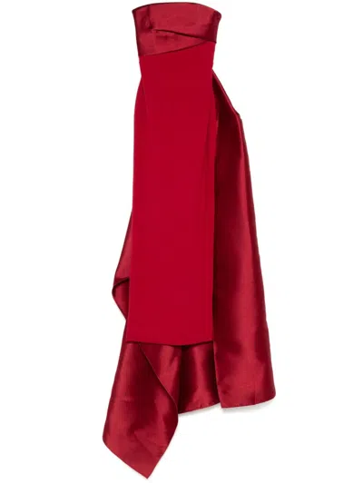 Solace London Kinsley Maxi Dress In Red