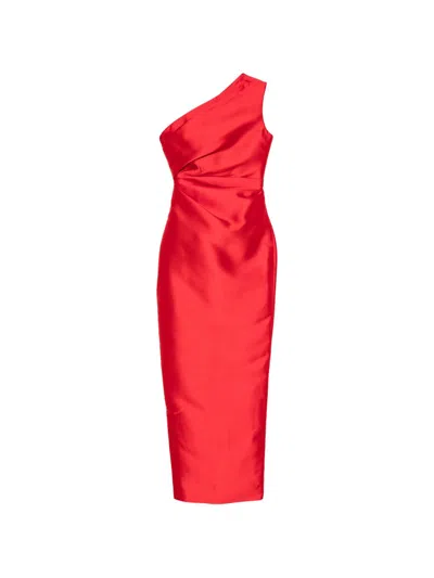 Solace London Kira Maxi Dress In Red