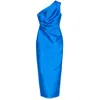 Solace London Kira Maxi Dress In Blue