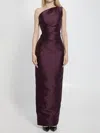 Solace London Dress Woman Plum Woman In Purple
